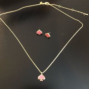 Kate Spade Necklace and Earring set